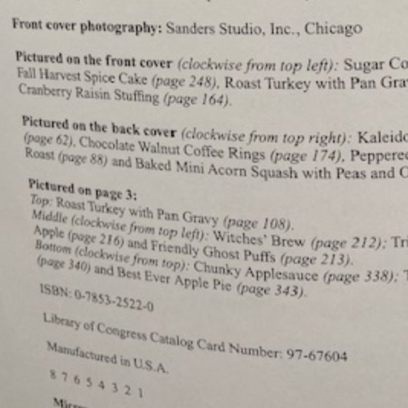 HOLIDAY RECIPES COOKBOOK & Gifts/Crafts -Halloween -Thanksgiving -Christmas etc - Picture 5 of 10